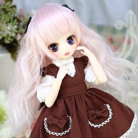 【Dollce】Ribbon Wave 娃用假髮 多色 OBITSU OB 黏土人 黏土娃 BJD iMda