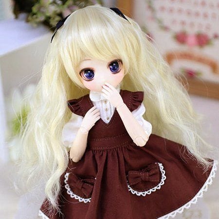 【Dollce】Ribbon Wave 娃用假髮 多色 OBITSU OB 黏土人 黏土娃 BJD iMda