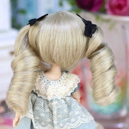 【Dollce】Twin Long Curl 娃用假髮 多色 / 4吋 SweetDoll OBITSU OB11 BJD 12分