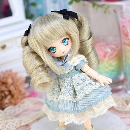 【Dollce】Twin Long Curl 娃用假髮 多色 / 4吋 SweetDoll OBITSU OB11 BJD 12分