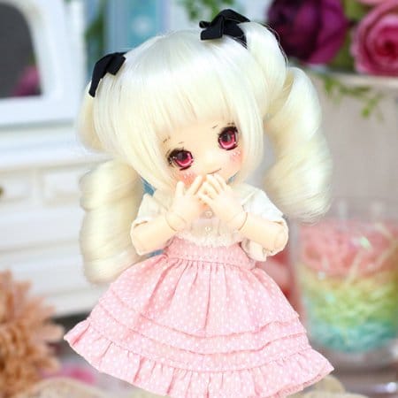 【Dollce】Twin Long Curl 娃用假髮 多色 / 4吋 SweetDoll OBITSU OB11 BJD 12分