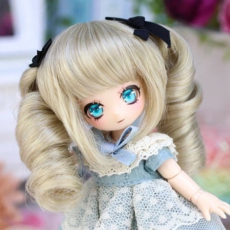 【Dollce】Twin Long Curl 娃用假髮 多色 / 4吋 SweetDoll OBITSU OB11 BJD 12分