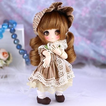 【Dollce】Twin Long Curl 娃用假髮 多色 SweetDoll OBITSU OB BJD