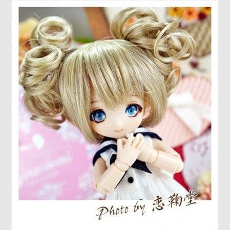 【Dollce】Twin tail curl 娃用假髮 多色 SweetDoll OBITSU OB BJD