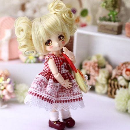 【Dollce】Twin tail curl 娃用假髮 多色 SweetDoll OBITSU OB BJD