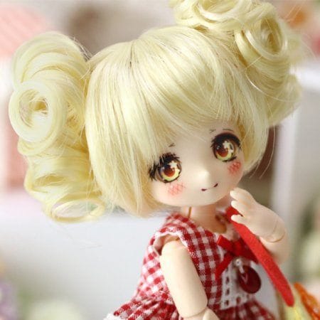 【Dollce】Twin tail curl 娃用假髮 多色 SweetDoll OBITSU OB BJD