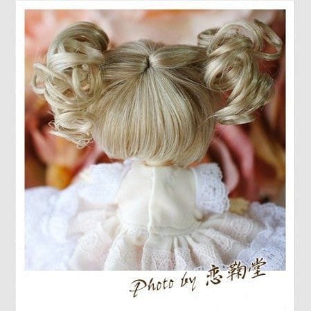 【Dollce】Twin tail curl 娃用假髮 多色 SweetDoll OBITSU OB BJD