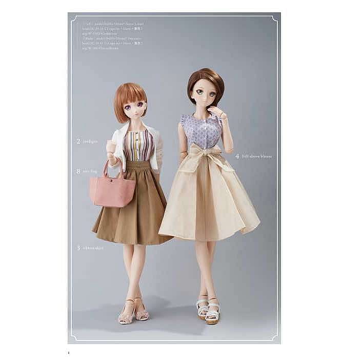 【北星】Dollfie Dream Sewing Book：娃娃清新女孩風時尚服飾 春夏篇 BJD SD DD Smart Doll