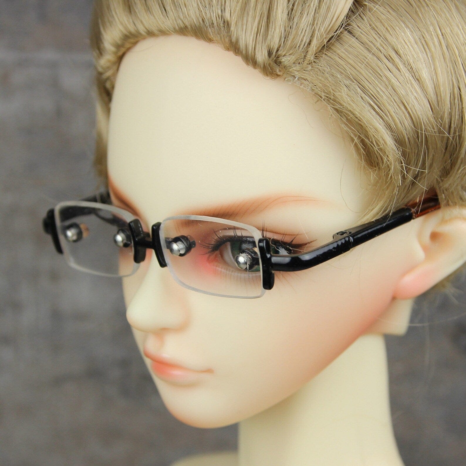 【Fataio Doll Shop】方形無框眼鏡 / BJD 3分 SD DD MDD