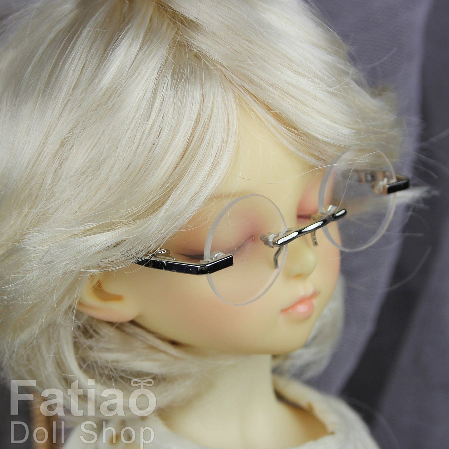 【Fataio Doll Shop】圓形無框眼鏡 / BJD 4分 MSD