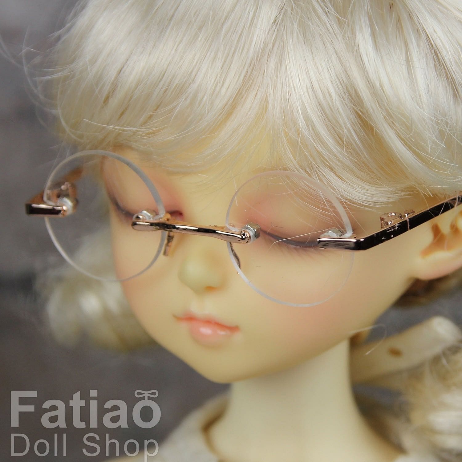【Fataio Doll Shop】圓形無框眼鏡 BJD MSD
