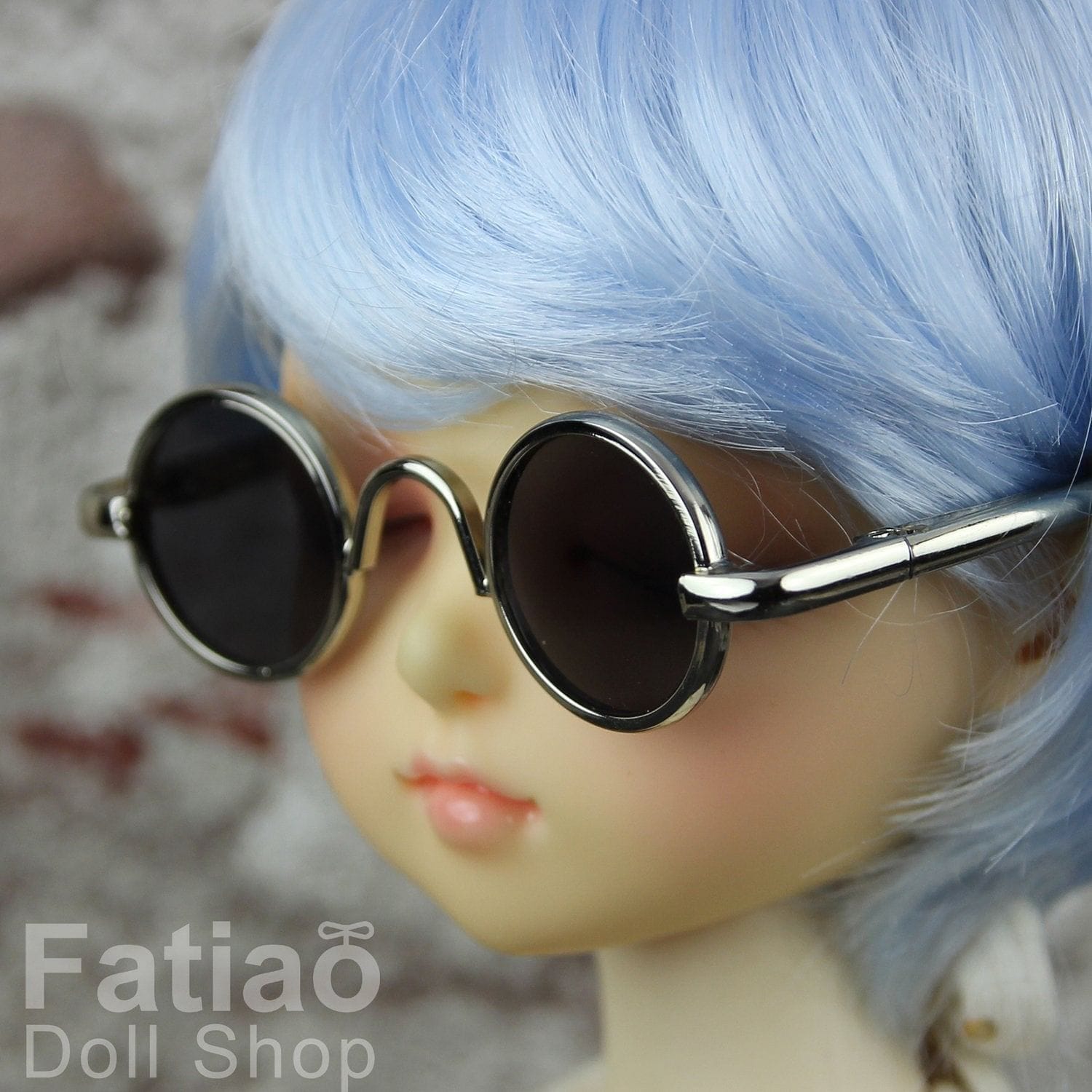 【Fataio Doll Shop】圓框墨鏡 BJD MSD