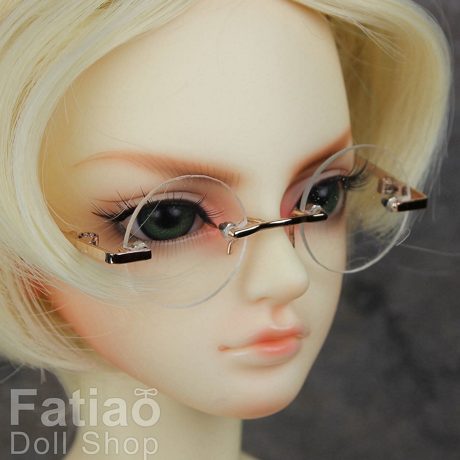 【Fataio Doll Shop】圓形無框眼鏡 BJD SD DD MDD