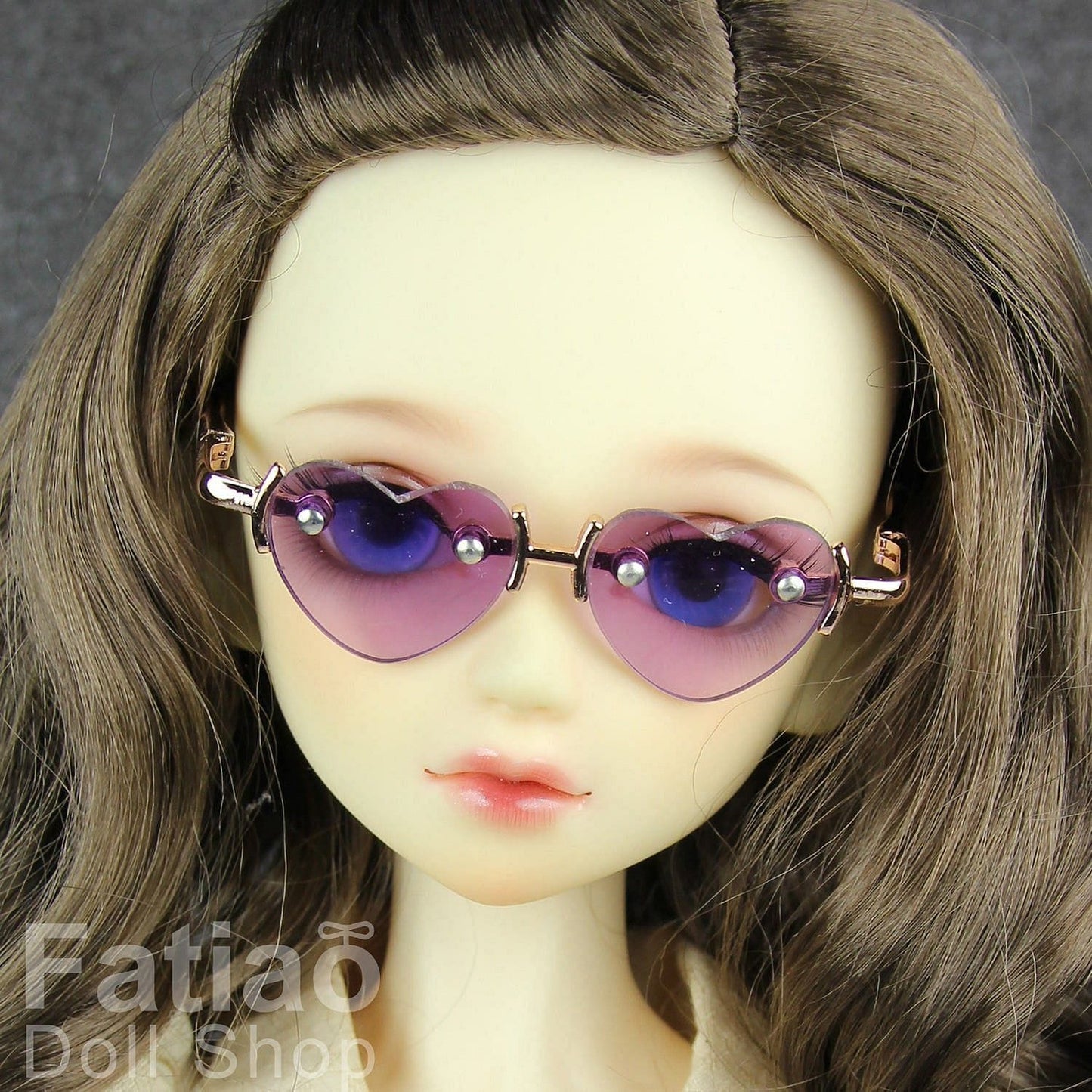 【Fataio Doll Shop】愛心墨鏡 BJD SD DD MDD