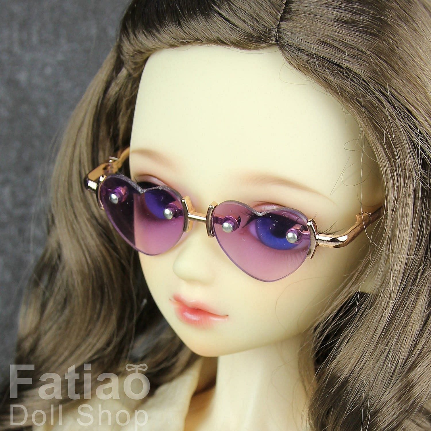 【Fataio Doll Shop】愛心墨鏡 BJD SD DD MDD