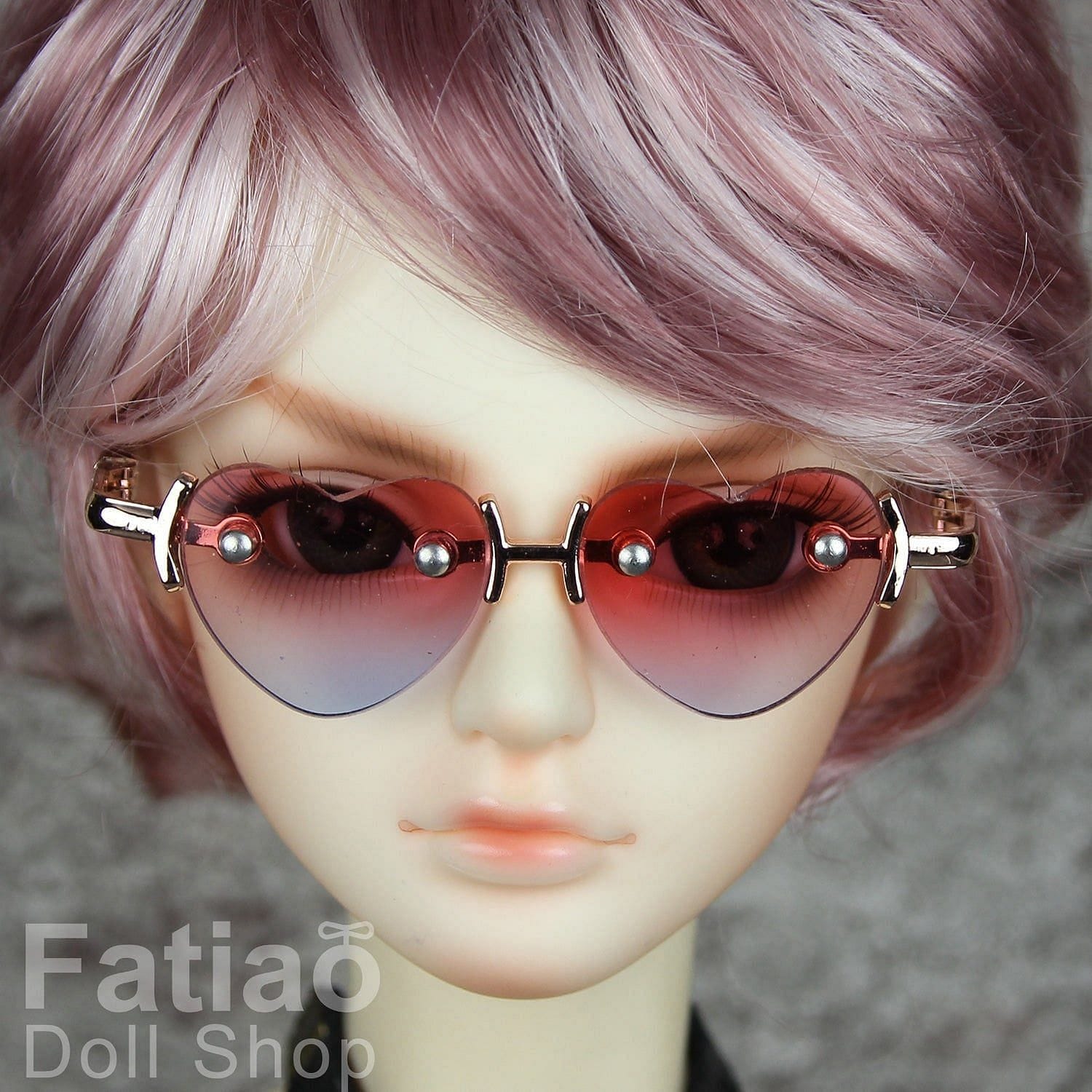 【Fataio Doll Shop】愛心墨鏡 BJD SD DD MDD