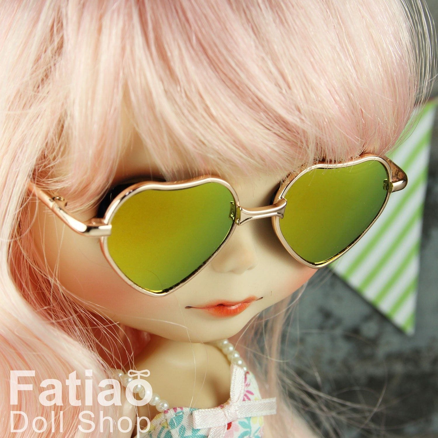 【Fataio Doll Shop】愛心墨鏡 Blythe NeoBlythe 小布 大布