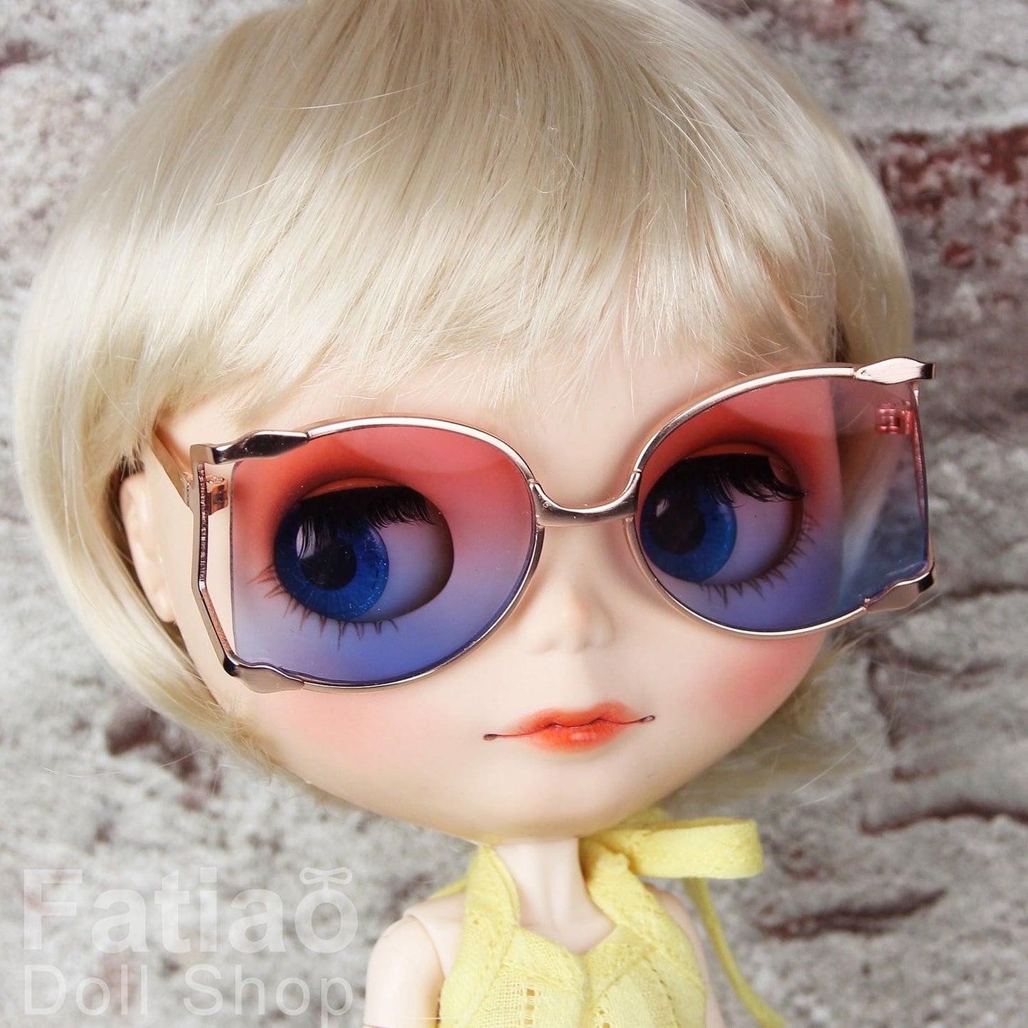 【Fataio Doll Shop】復古造型墨鏡 復古造型眼鏡 Blythe NeoBlythe 小布 大布