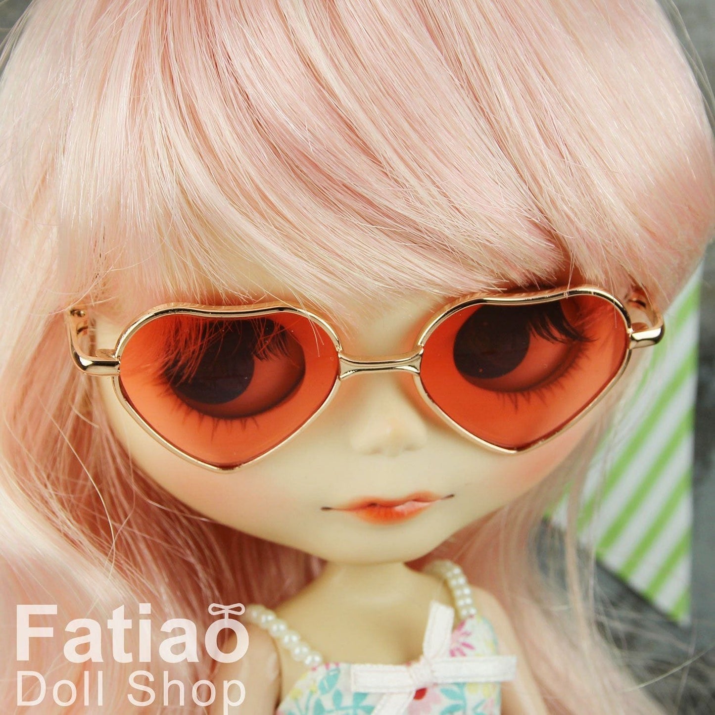 【Fataio Doll Shop】愛心墨鏡 Blythe NeoBlythe 小布 大布