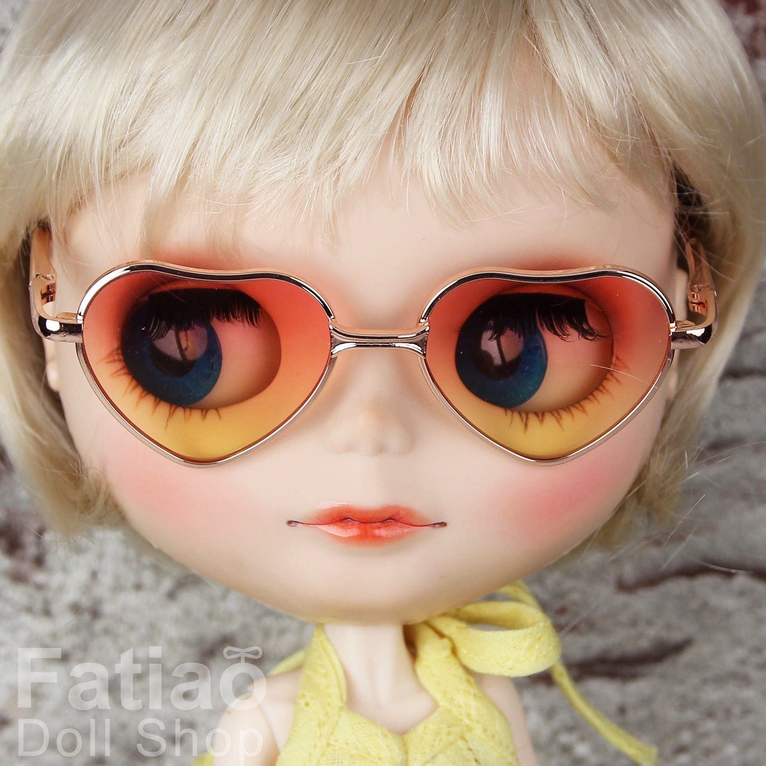 【Fataio Doll Shop】愛心墨鏡 Blythe NeoBlythe 小布 大布