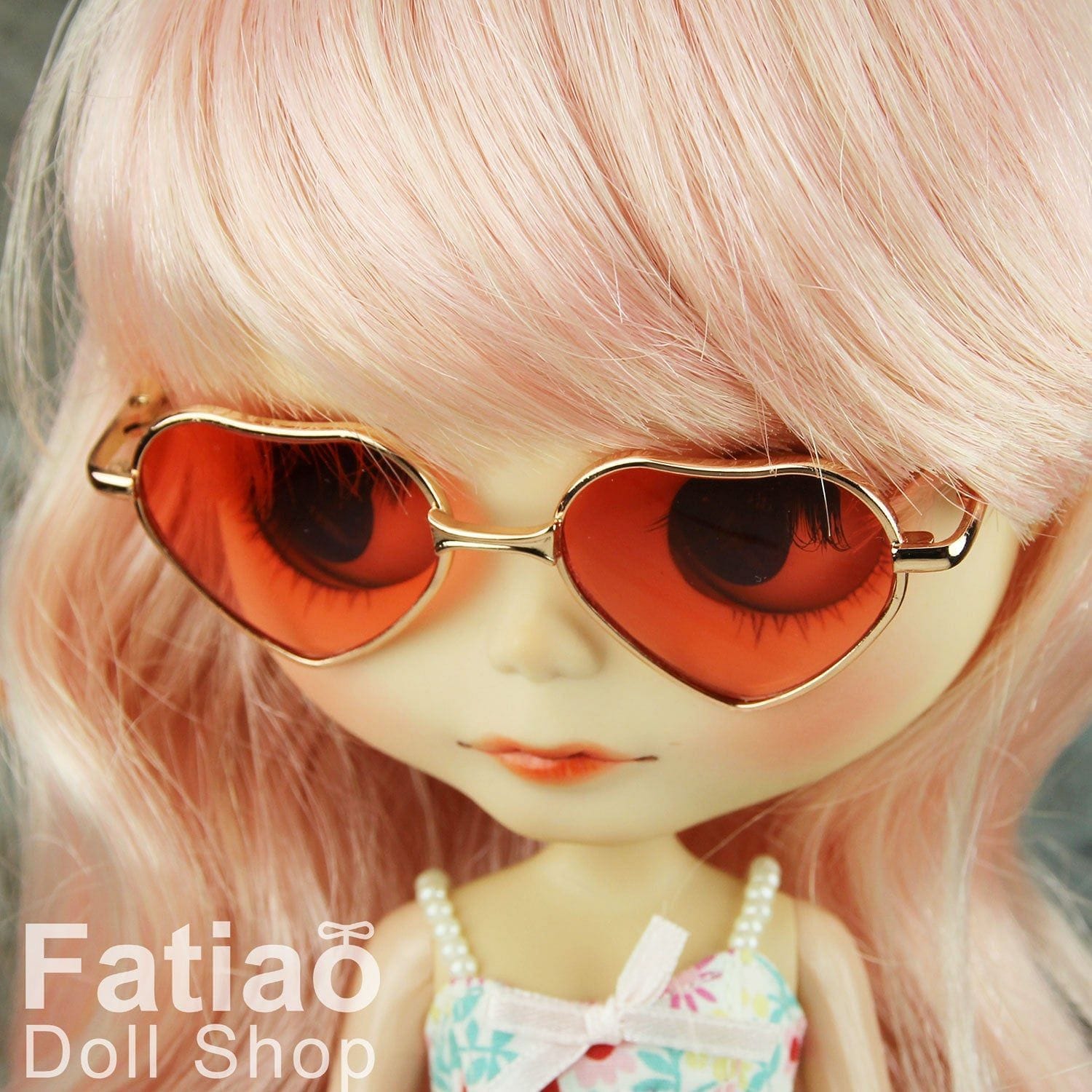 【Fataio Doll Shop】愛心墨鏡 Blythe NeoBlythe 小布 大布