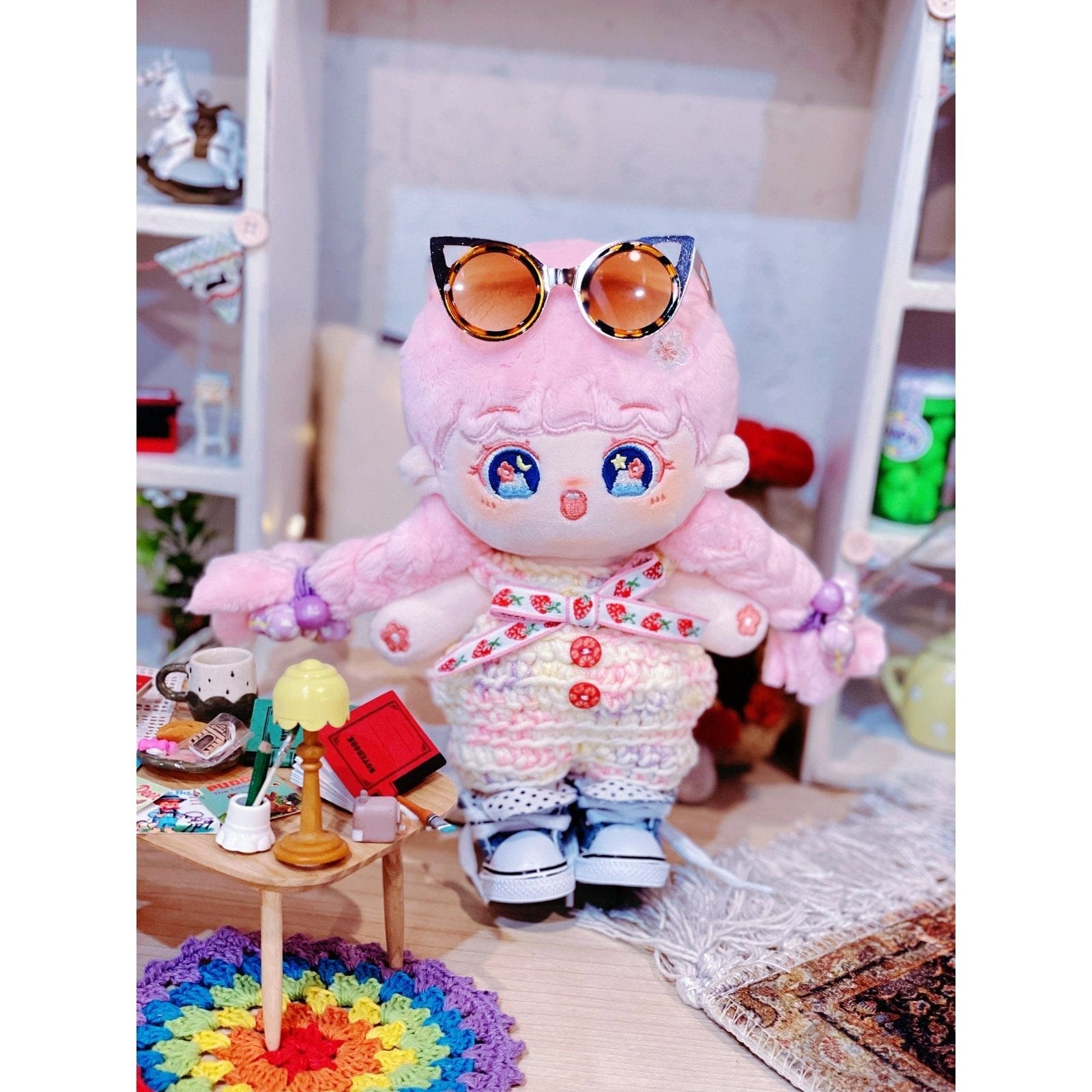 【Fataio Doll Shop】貓眼墨鏡 / Blythe NeoBlythe 小布 大布 棉花娃 20cm