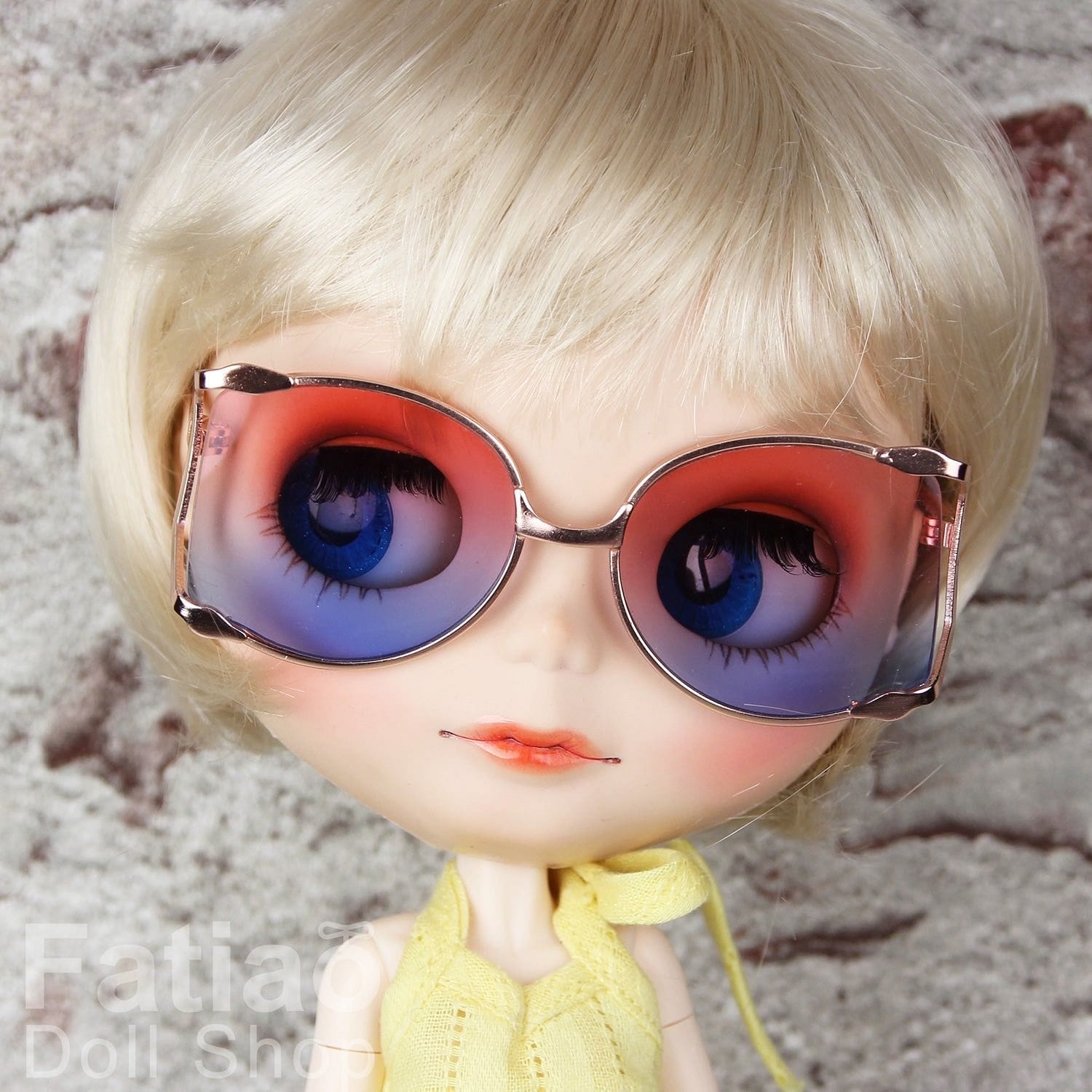 【Fataio Doll Shop】復古造型墨鏡 復古造型眼鏡 Blythe NeoBlythe 小布 大布