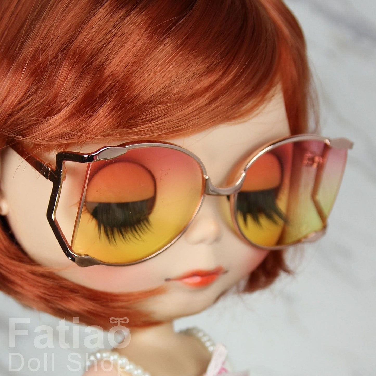 【Fataio Doll Shop】復古造型墨鏡 復古造型眼鏡 Blythe NeoBlythe 小布 大布