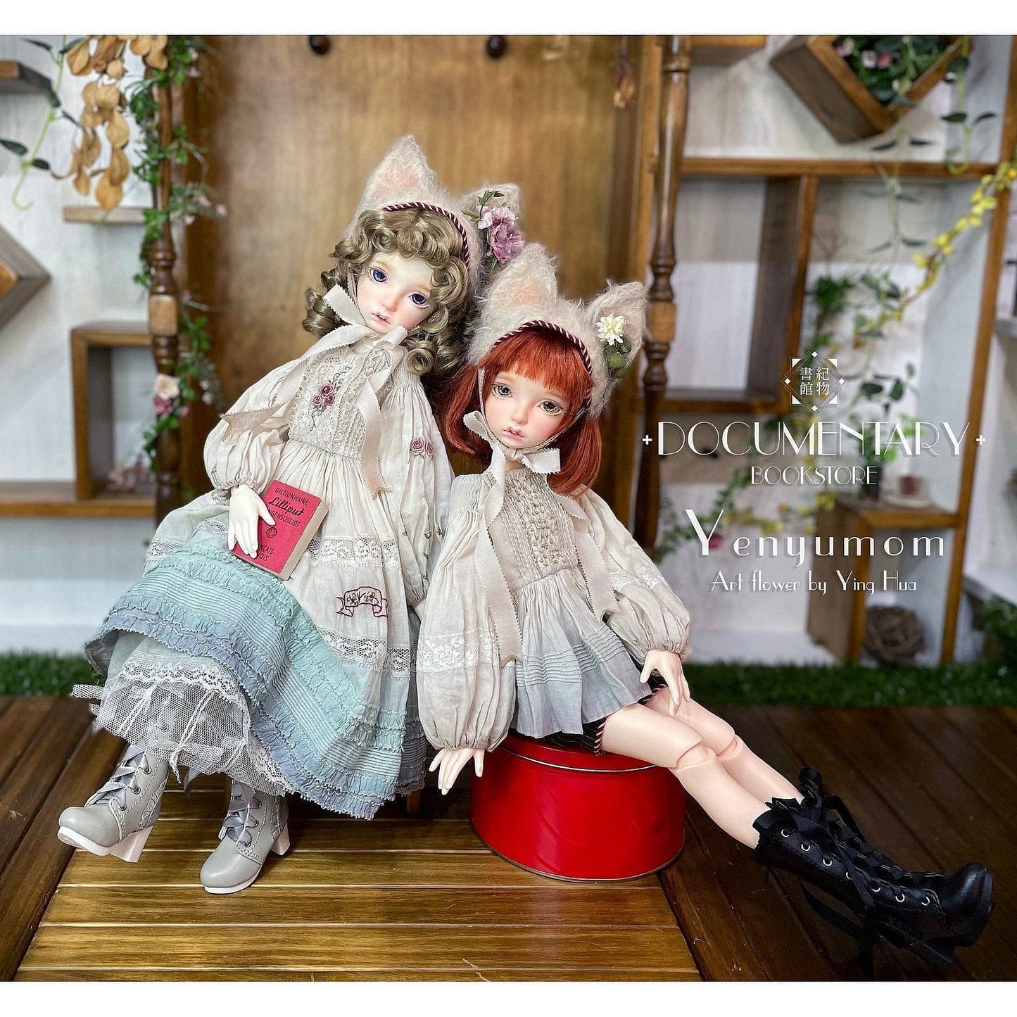 【Fatiao Doll Shop】蕾絲高跟靴 多色 BJD MSD
