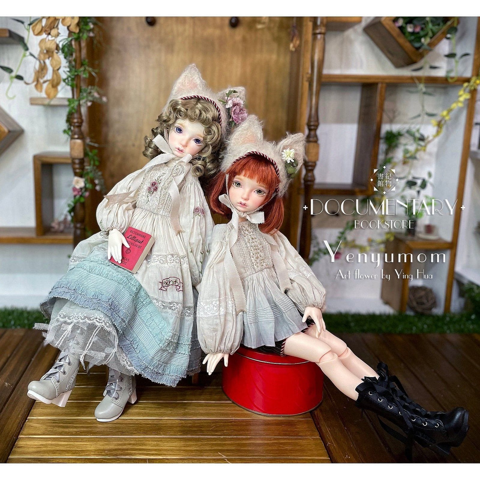 【Fatiao Doll Shop】蕾絲高跟靴 多色 BJD MSD