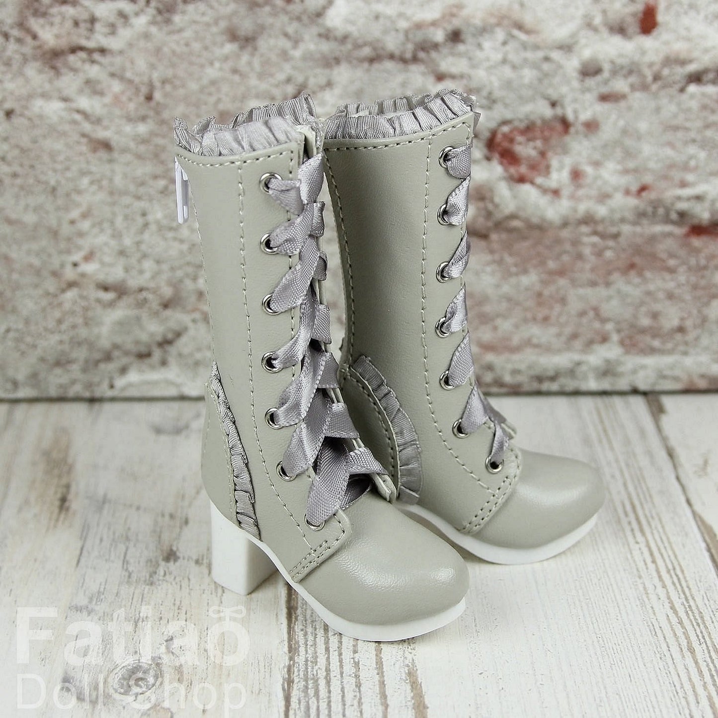 【Fatiao Doll Shop】蕾絲高跟靴 多色 BJD MSD