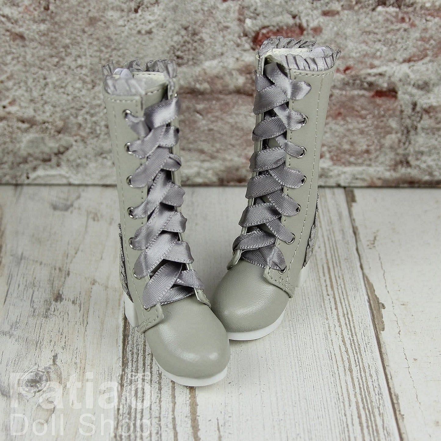 【Fatiao Doll Shop】蕾絲高跟靴 多色 BJD MSD