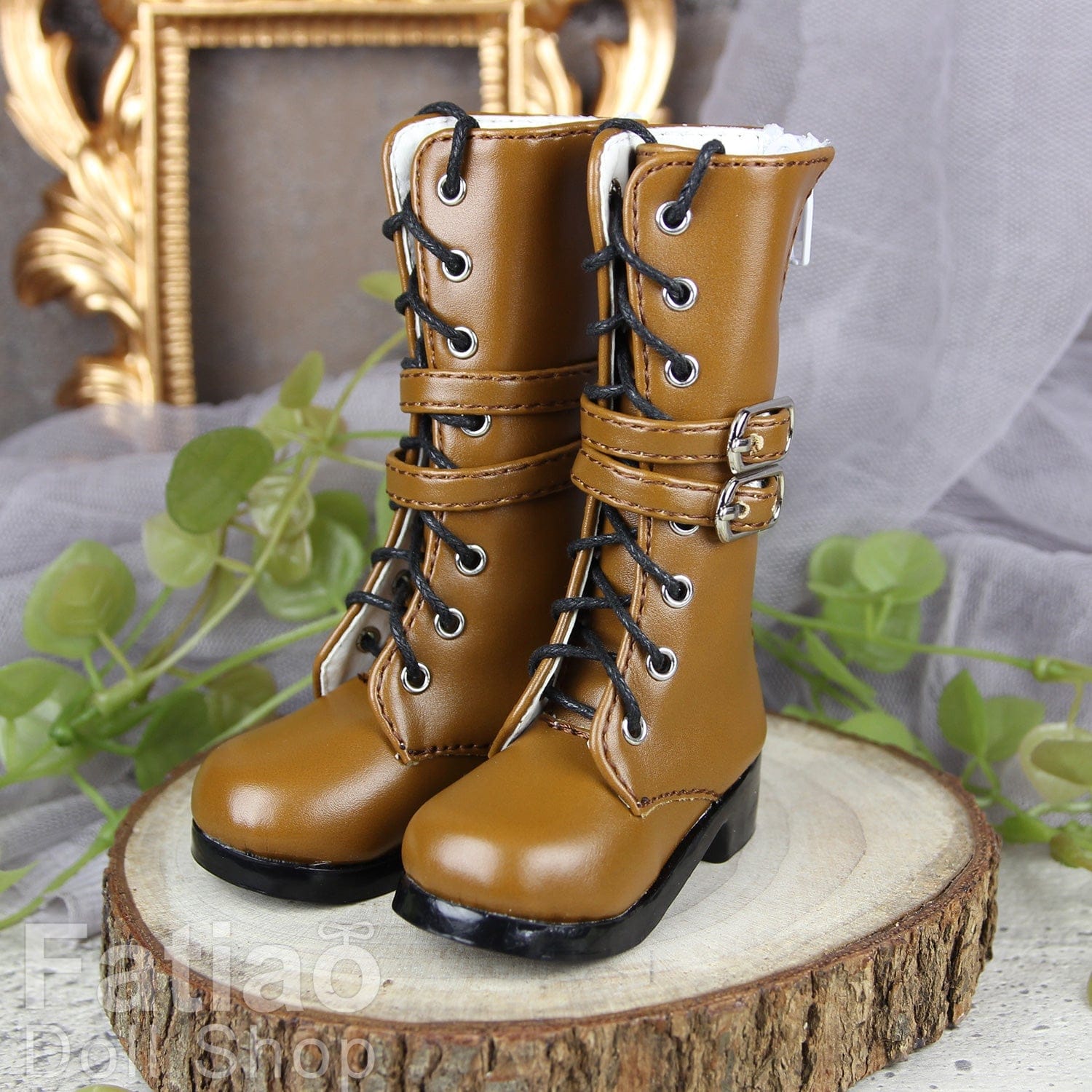 【Fatiao Doll Shop】環扣長靴 C33 多色 / BJD 1/4 MSD MDD AngelPhilia AZONE AZO2 - 紀物書館+JiWu Bookstore