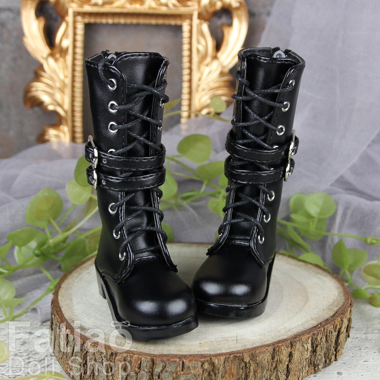 【Fatiao Doll Shop】環扣長靴 C33 多色 / BJD 1/4 MSD MDD AngelPhilia AZONE AZO2 - 紀物書館+JiWu Bookstore