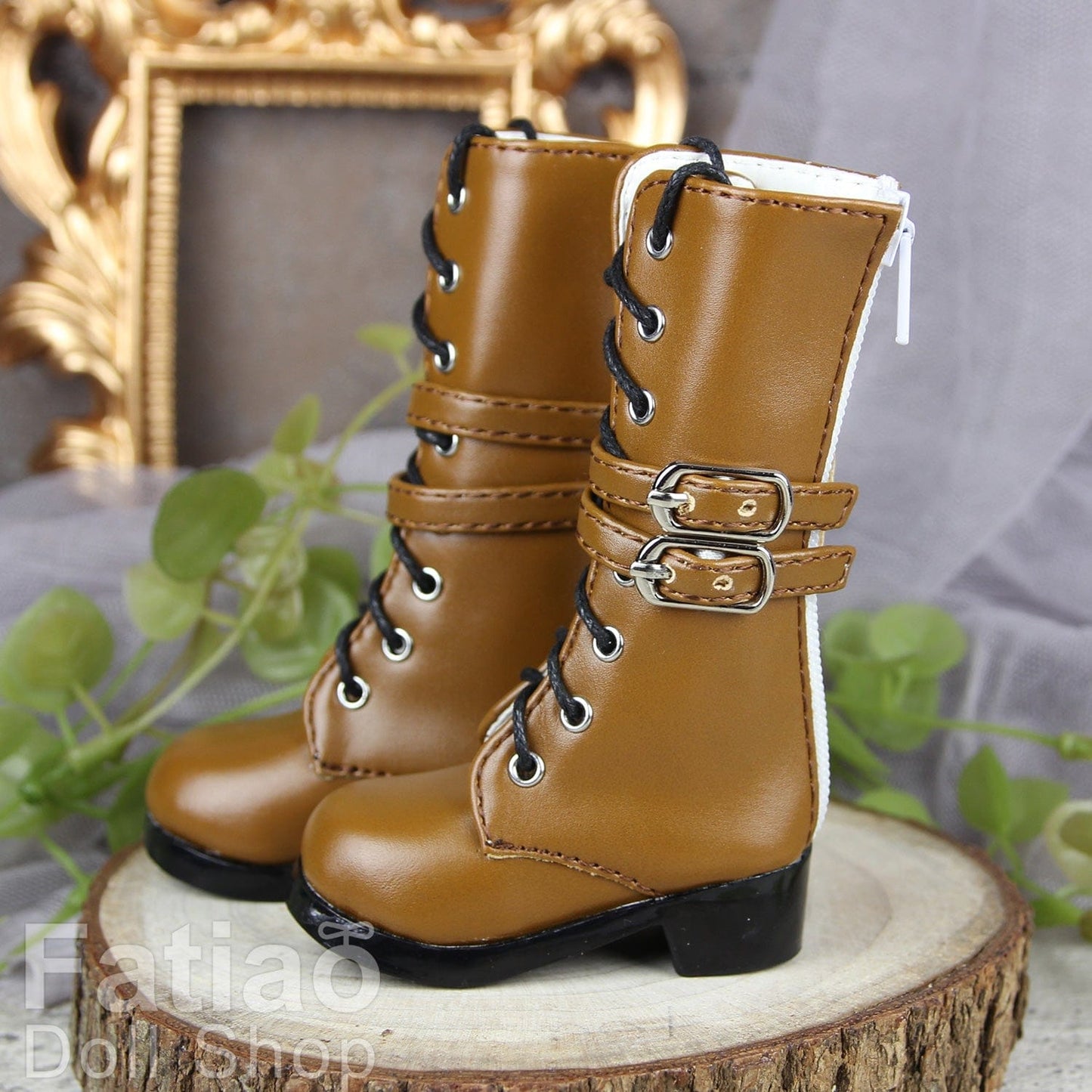 【Fatiao Doll Shop】環扣長靴 C33 多色 / BJD 1/4 MSD MDD AngelPhilia AZONE AZO2 - 紀物書館+JiWu Bookstore