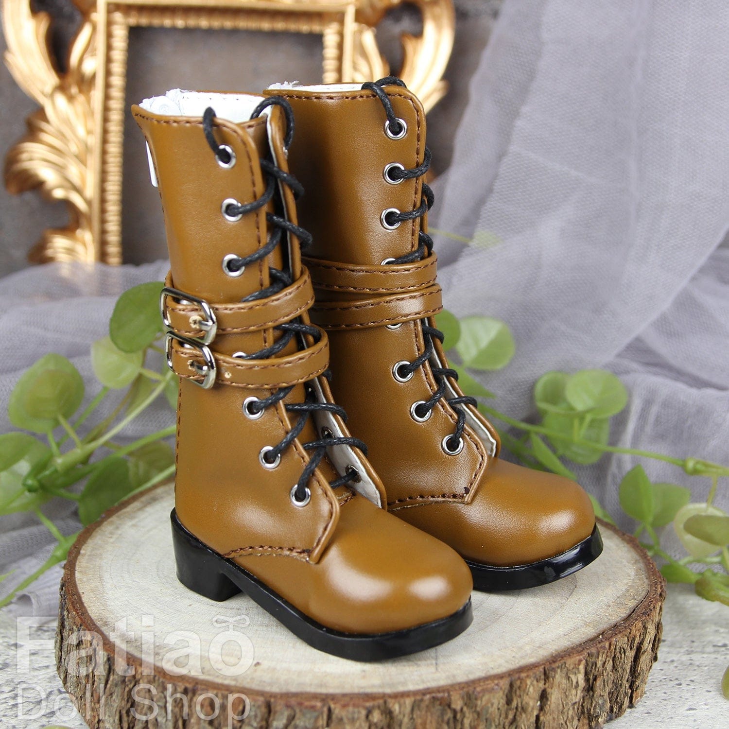 【Fatiao Doll Shop】環扣長靴 C33 多色 / BJD 1/4 MSD MDD AngelPhilia AZONE AZO2 - 紀物書館+JiWu Bookstore