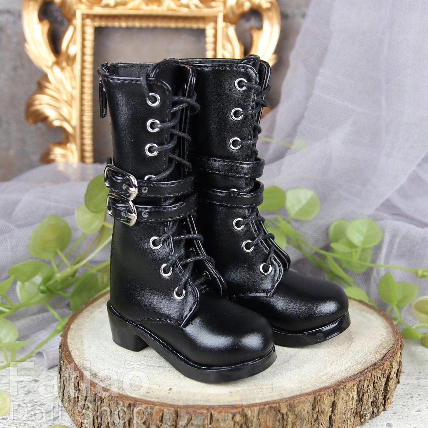 【Fatiao Doll Shop】環扣長靴 C33 多色 / BJD 1/4 MSD MDD AngelPhilia AZONE AZO2 - 紀物書館+JiWu Bookstore