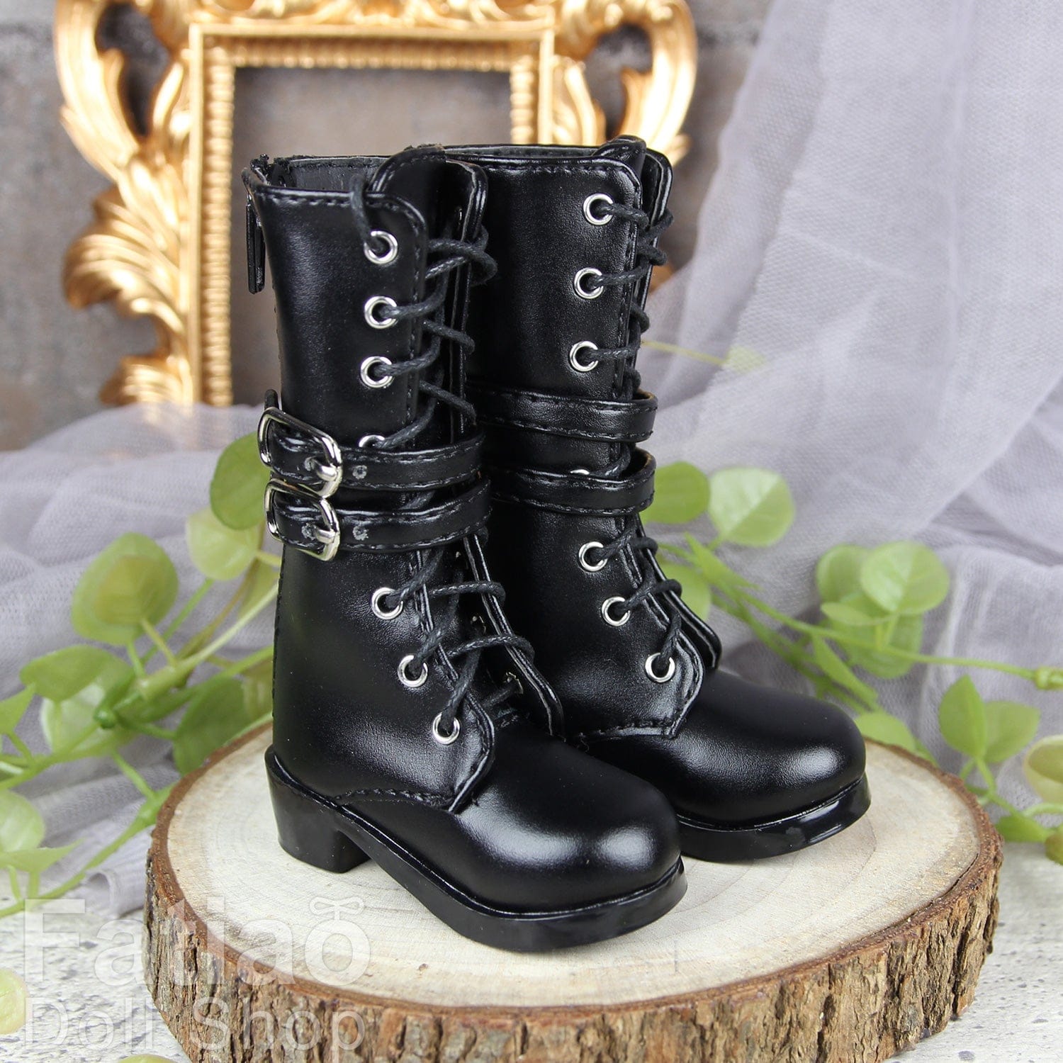 【Fatiao Doll Shop】環扣長靴 C33 多色 / BJD 1/4 MSD MDD AngelPhilia AZONE AZO2 - 紀物書館+JiWu Bookstore