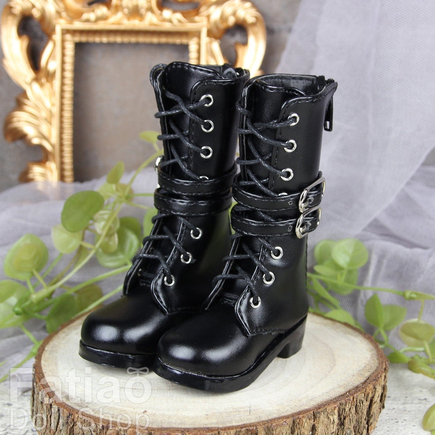 【Fatiao Doll Shop】環扣長靴 C33 多色 / BJD 1/4 MSD MDD AngelPhilia AZONE AZO2 - 紀物書館+JiWu Bookstore