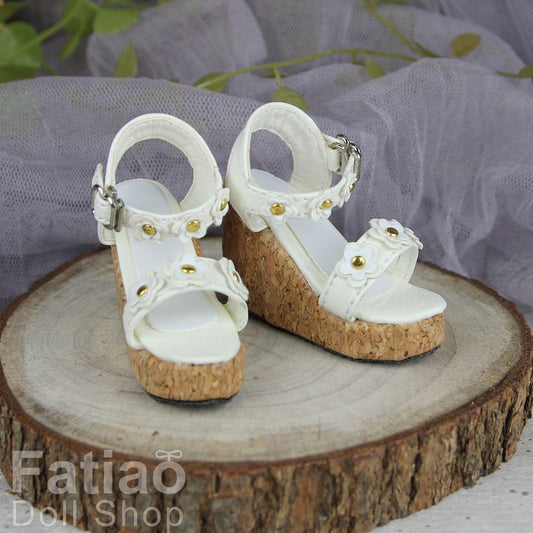 【Fatiao Doll Shop】Carved Wedge Sandals C6/BJD 1/4 scale MSD