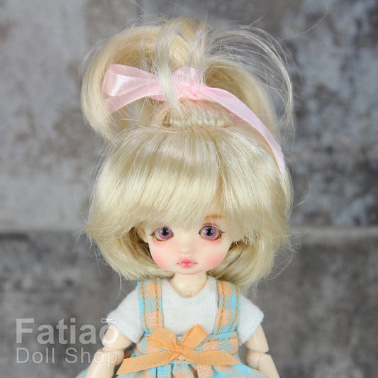 【Fatiao Doll Shop】FWF-002 娃用假髮 多色 / 3-4吋 BJD 12分 pukipuki ob11