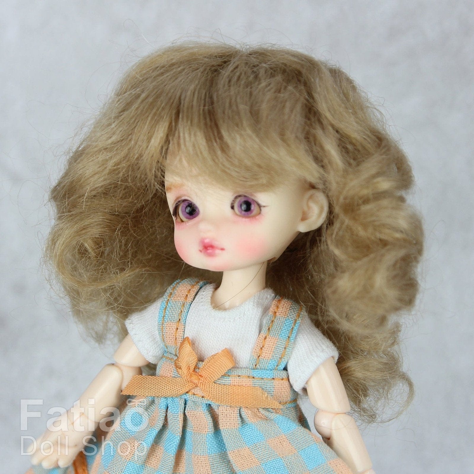【Fatiao Doll Shop】FWF-012M 娃用假髮 多色 / 3-4吋 BJD 12分