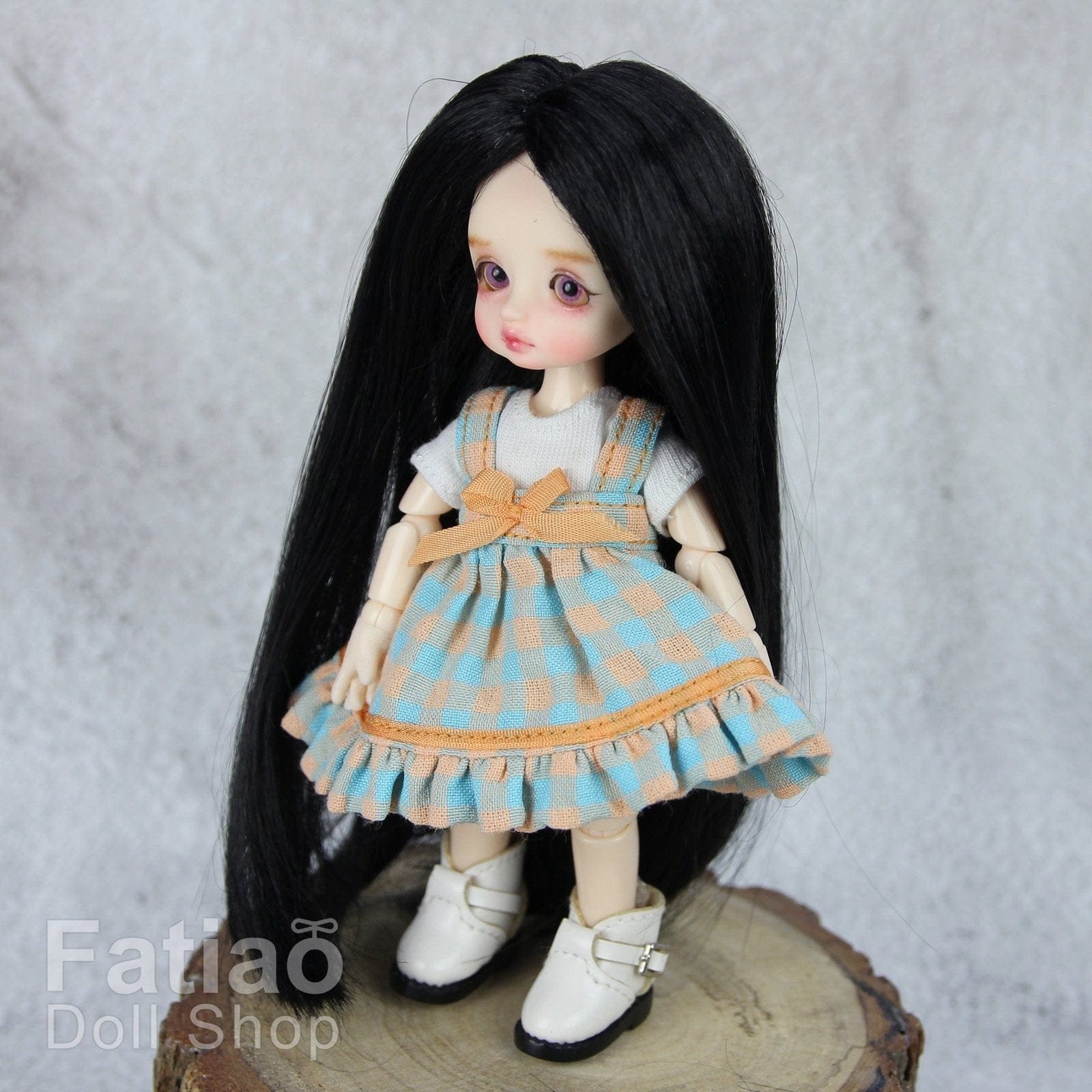 【Fatiao Doll Shop】FWF-016 娃用假髮 多色 / 3-4吋 BJD 12分