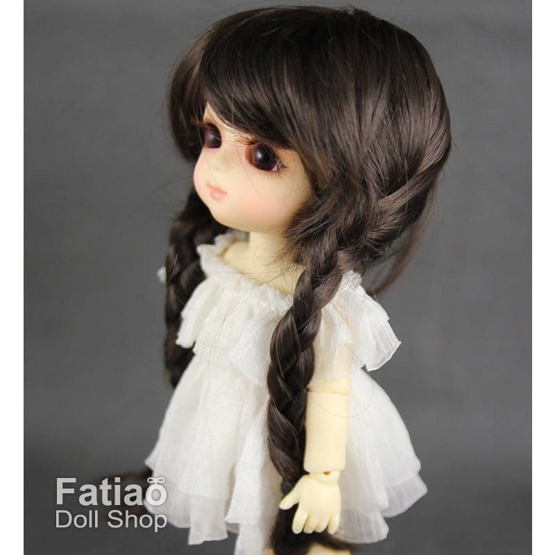 【Fatiao Doll Shop】FWF-018 娃用假髮 多色 / 5-6吋 BJD 8分