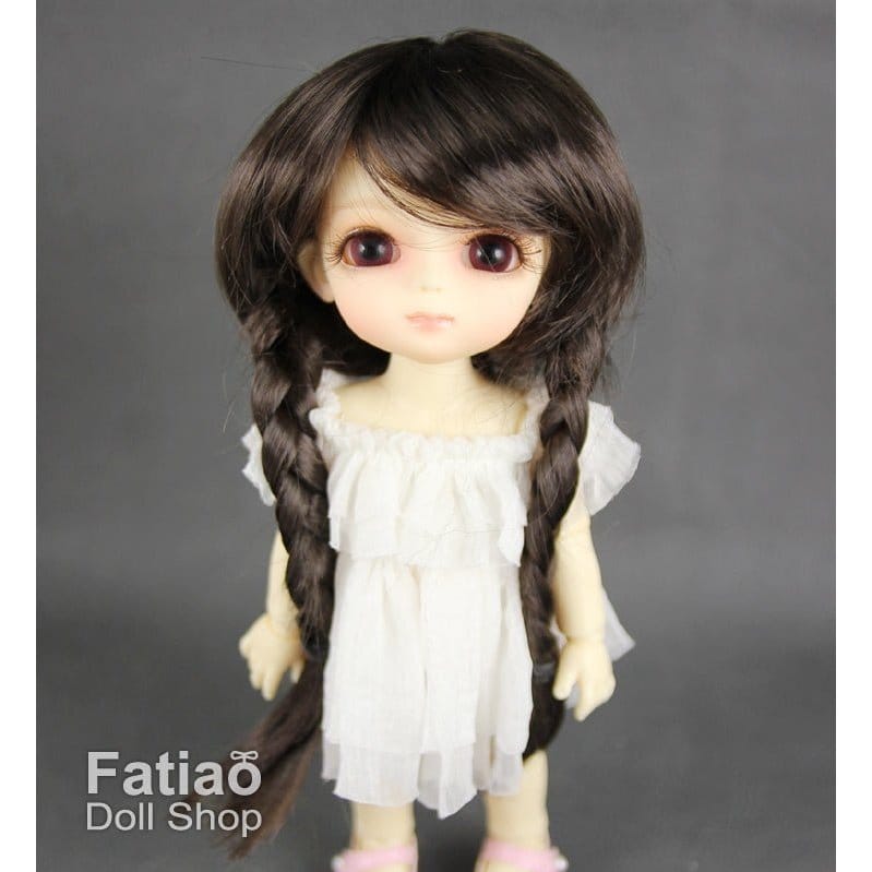 【Fatiao Doll Shop】FWF-018 娃用假髮 多色 / 5-6吋 BJD 8分