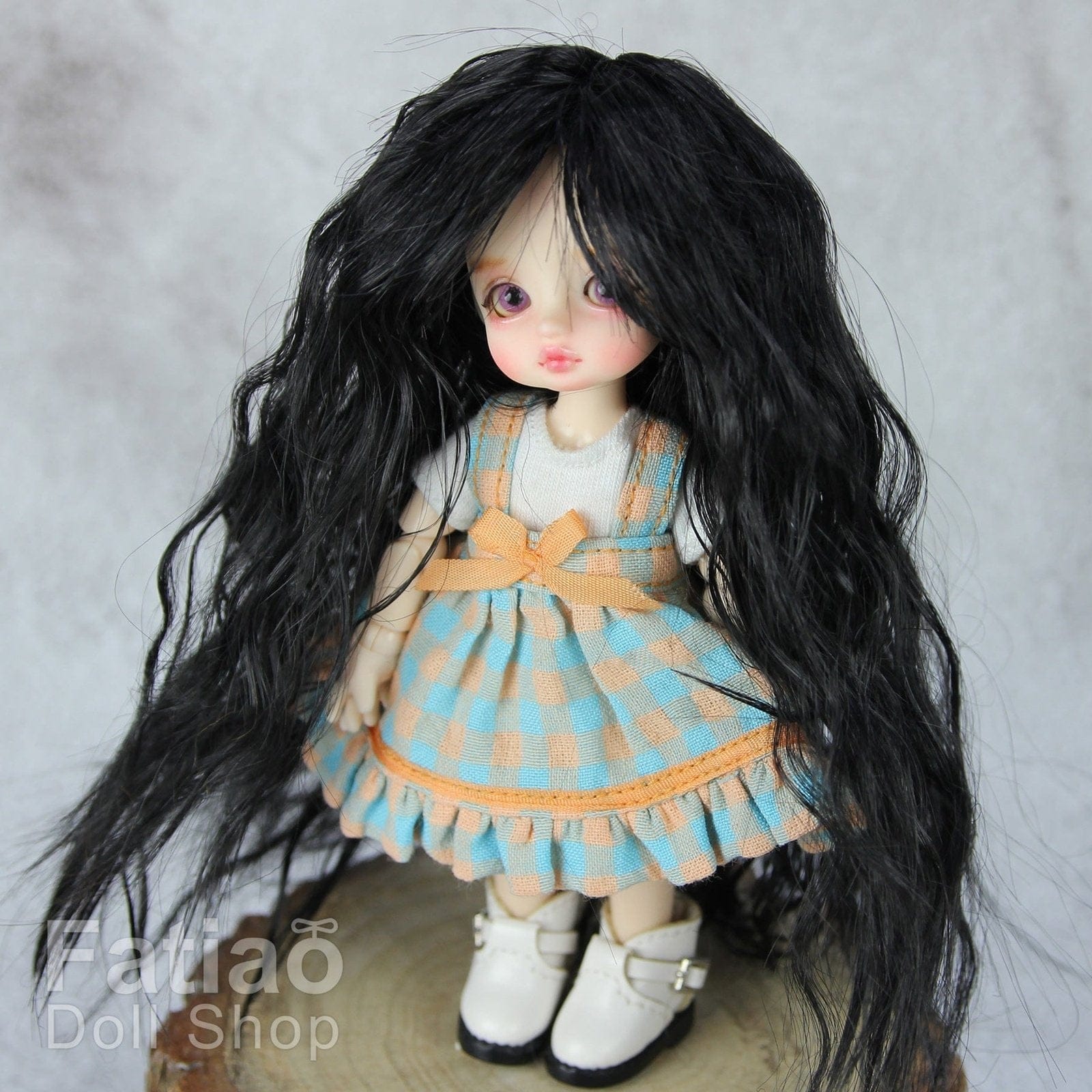 【Fatiao Doll Shop】FWF-022 娃用假髮 多色 / 3-4吋 BJD 12分 ob11