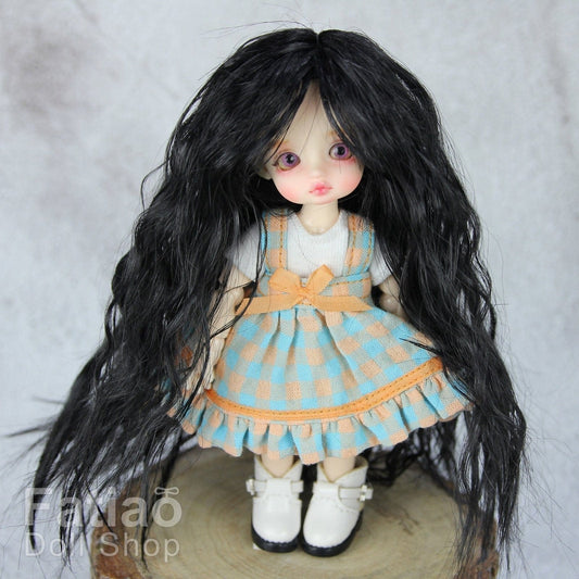 【Fatiao Doll Shop】FWF-022 娃用假髮 多色 / 3-4吋 BJD 12分 ob11