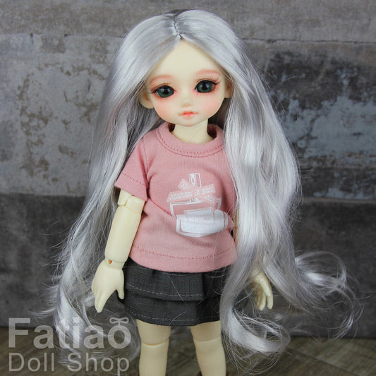 【Fatiao Doll Shop】FWF-028 娃用假髮 多色 / 6-7吋 BJD 6分 iMda2.6