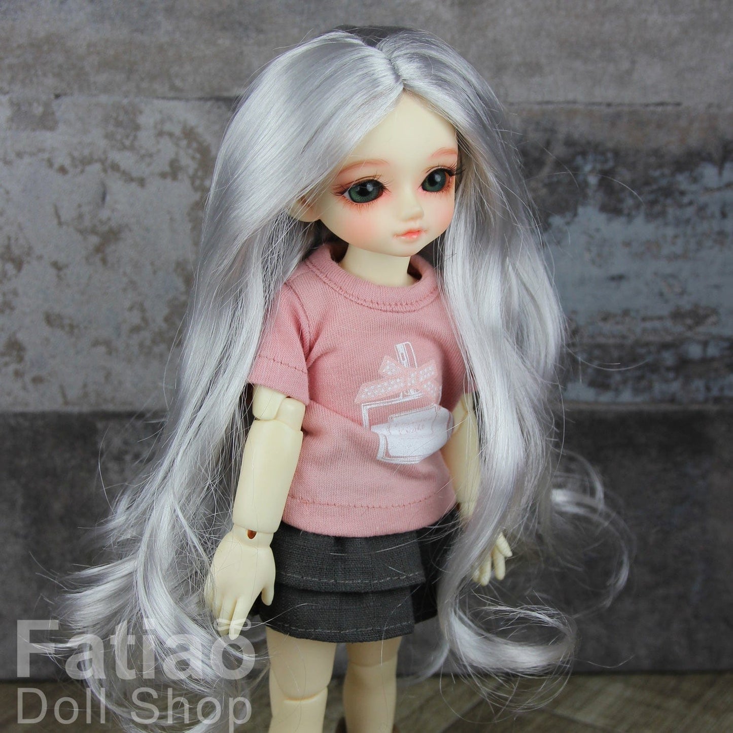 【Fatiao Doll Shop】FWF-028 娃用假髮 多色 / 6-7吋 BJD 6分 iMda2.6