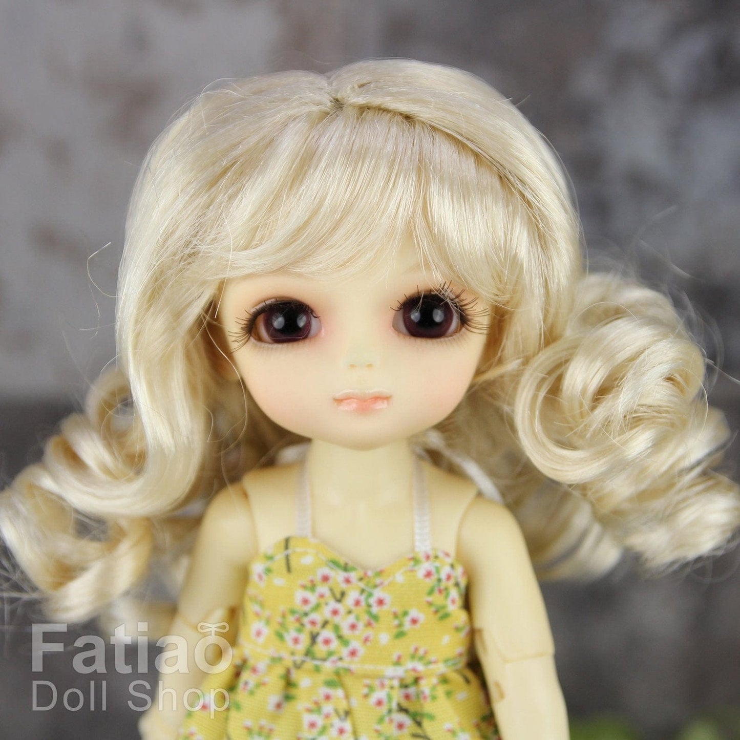 【Fatiao Doll Shop】FWF-038 娃用假髮 多色 / 5-6吋 BJD 8分